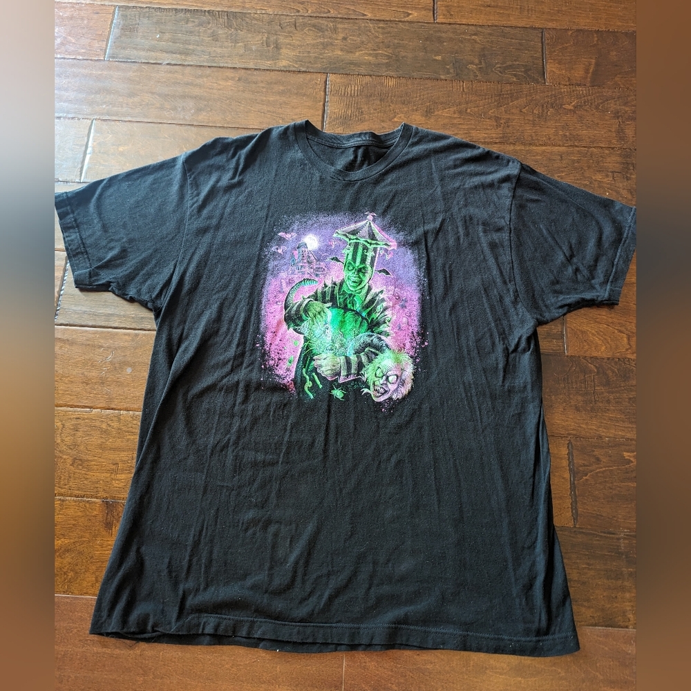 Beetlejuice Movie Tee T-Shirt  Adult Size 2XL Double Extra Large TeeVillain Rare